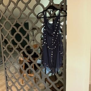 Navy casual/night out backless dress